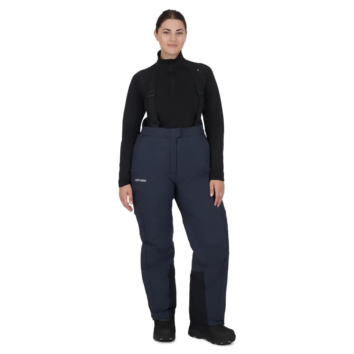 Ski-Doo Women's Lrg Dark Navy Vasa Highpants Snowpants Snowmobiling Float Assist